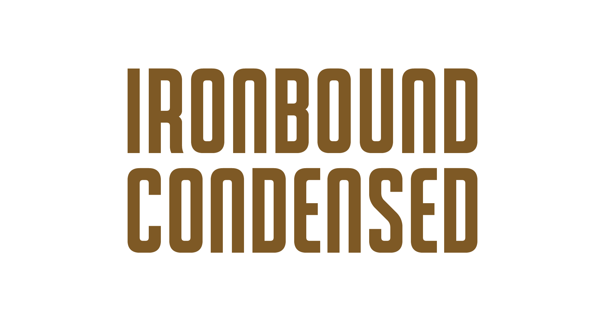 Ironbound Condensed